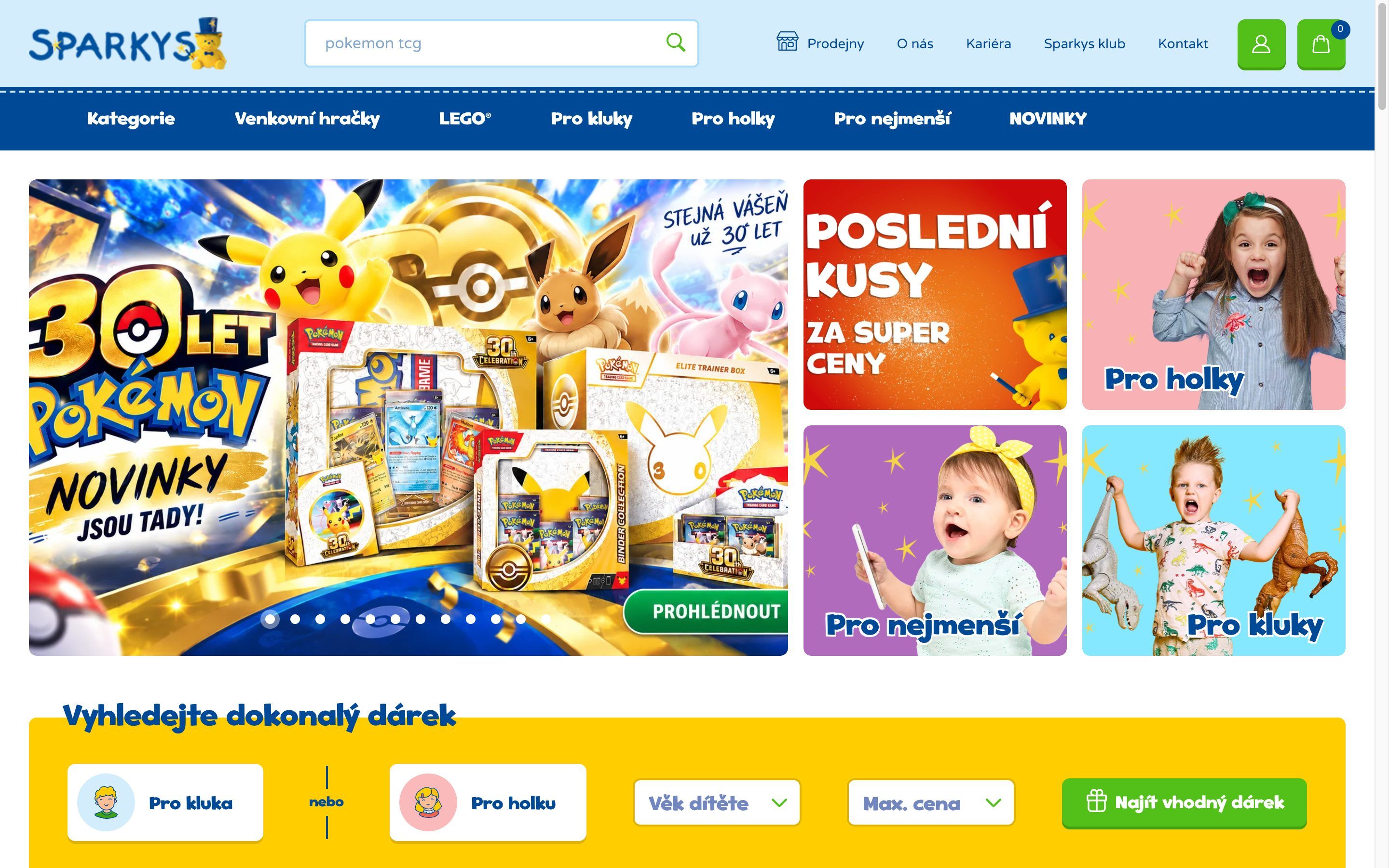 E-shop Sparkys